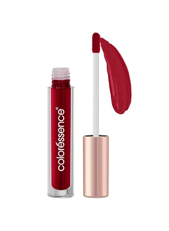 COLORESSENCE Liquid Sindoor, Maroon, 3ml | Quick Dry | Long Lasting | Sweatproof | Waterproof | Rich Color Highly Pigmented | Sponge Tip Applicator | Easy Application - Image 1